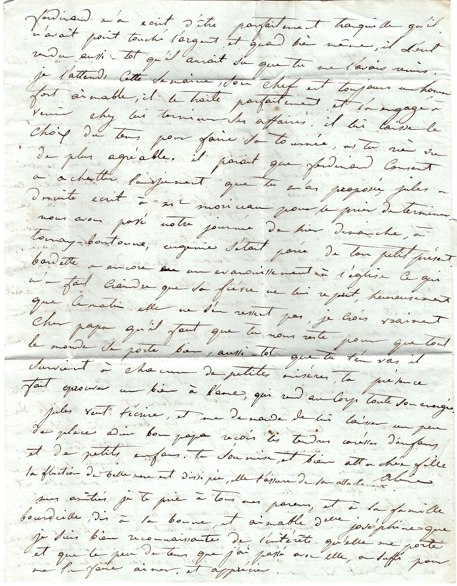 3 CHARENTE INFERIEURE DOUBLE CURSIVE 16 TONNAY ST JEAN G'ANGELY 1819 LETTRE POUR RUFFEC COTE 420€