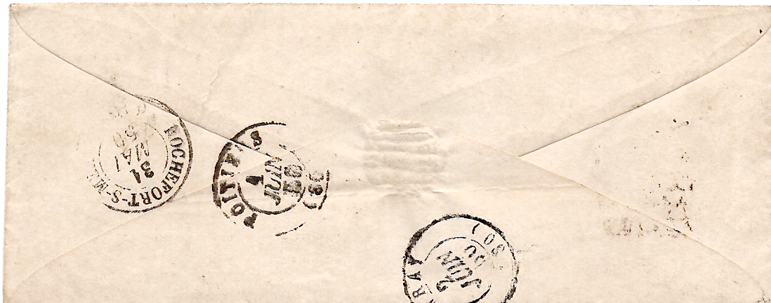 1 N°3 GRILLE TYPE 15 TONNAY CHARENTE INFERIEURE 31 MAI 1850