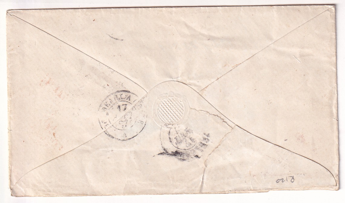 1 N°24 OLBITERATION ANCRE CACHET CONSULAIRE BUENOS AYRES ARGENTINE ARGENTINA POUR TOULOUSE HAUTE GARONNE