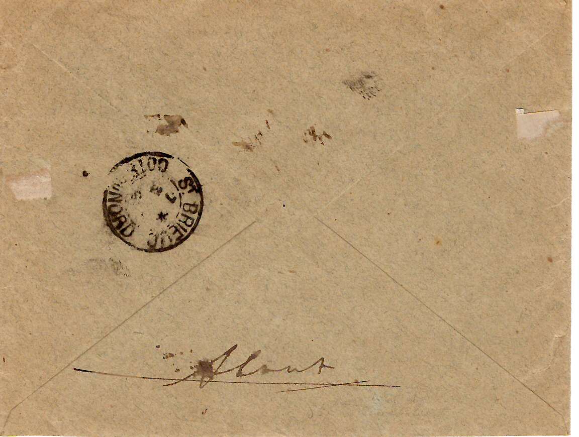 1 MOUCHON 30C+20C+ BLANC 1C+4C LETTRE REC VERSAILLES 30.7.1902 AU TARIF