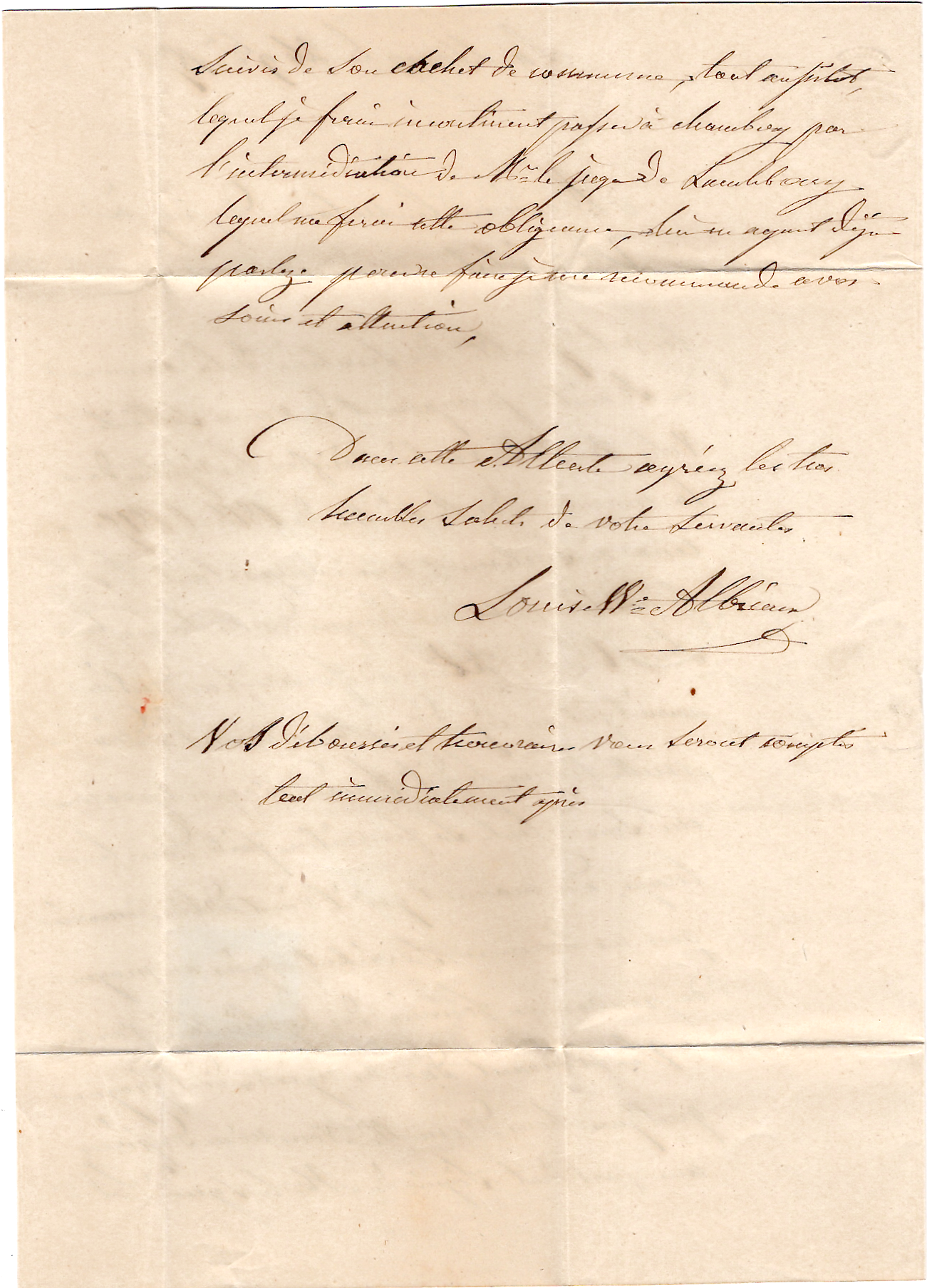 3 SARDE N° 8 BELLES MARGES PETIT BDF LETTRE LANSLEBOURG 26 SEPT 1854