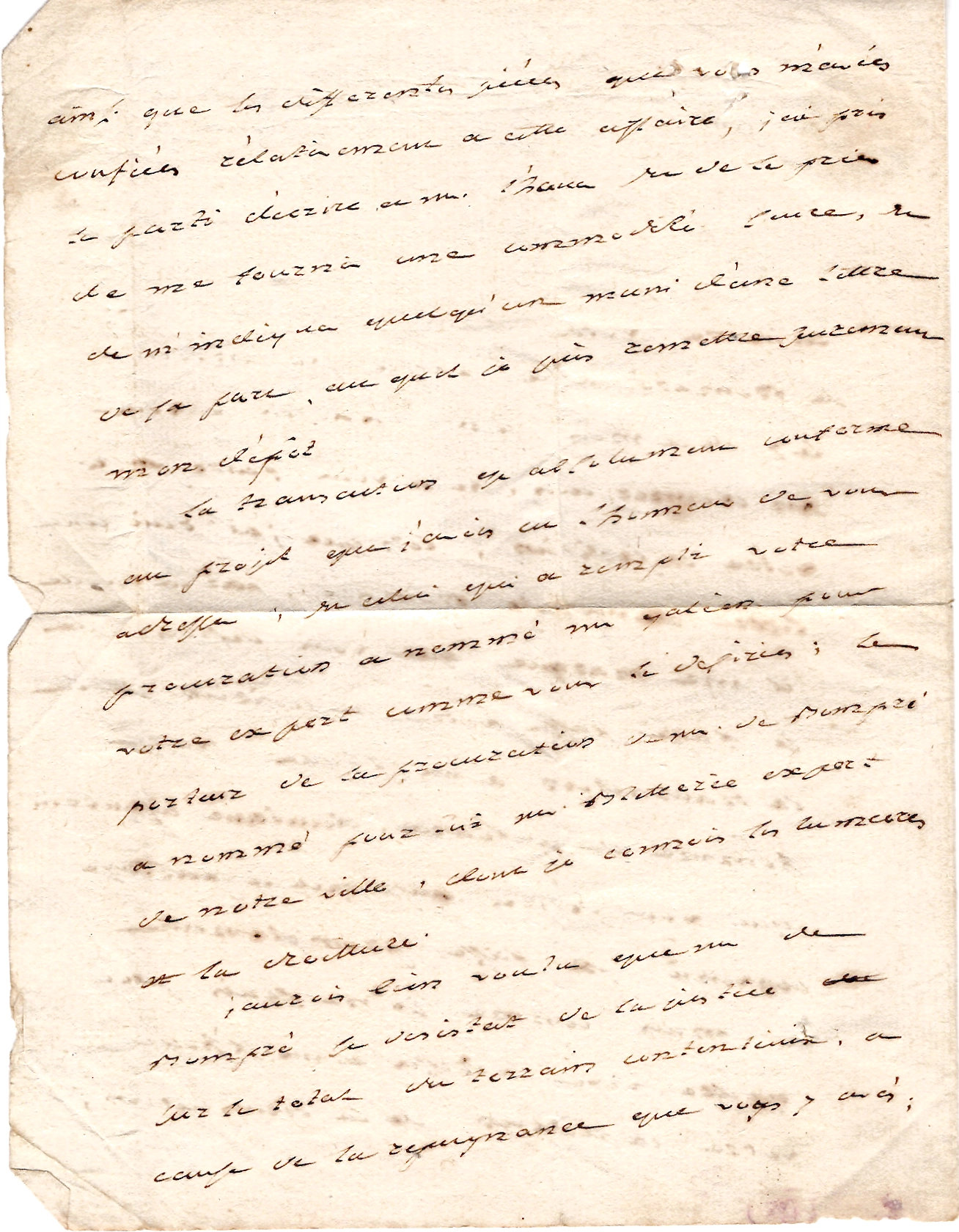 3 PUY DE DOME MARQUE RIOM 1773 LETTRE POUR FEUILLETIN COTE 420€
