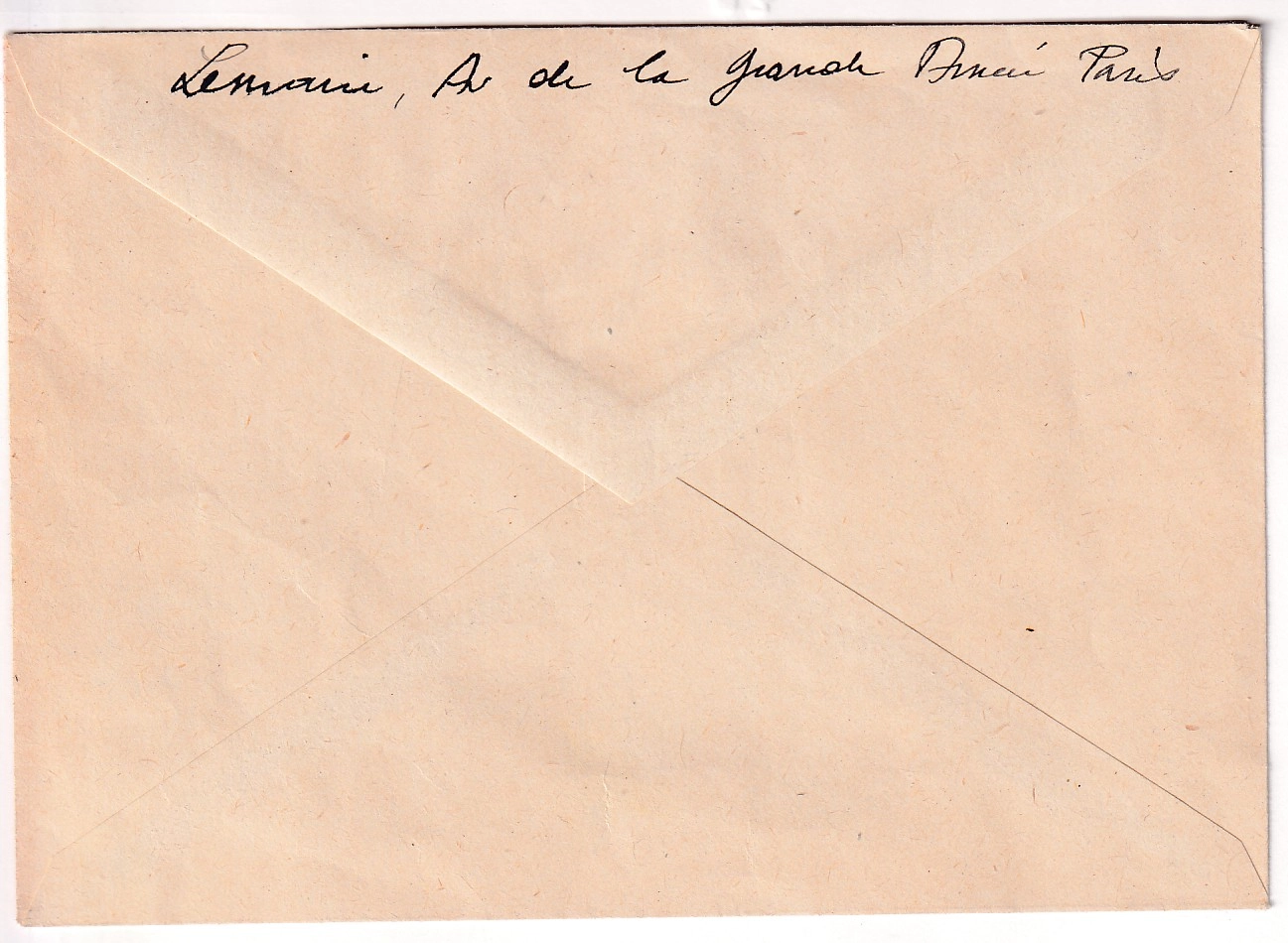 1 N°398 50FR CLEMENT ADER SEUL SUR LETTRE POUR BRUXELLES BELGIQUE DEPART DROME