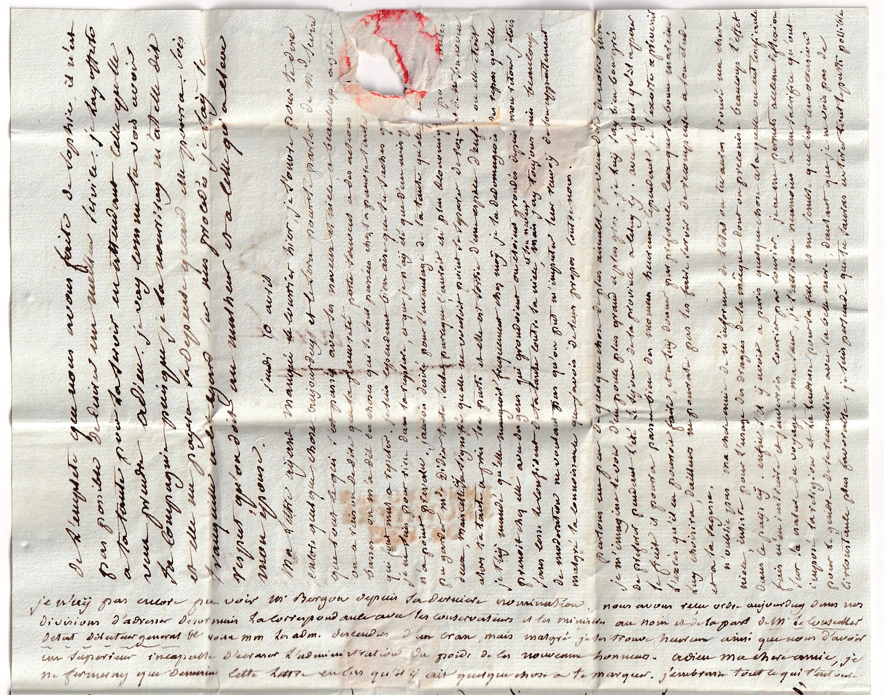 5 DEBOURSE DEB 30 BEAUMONT HAUTE GARONNE 1806 DEPART PARIS INDICE 21 BEAUMONT DE LOMAGNE TARN ET GARONNE