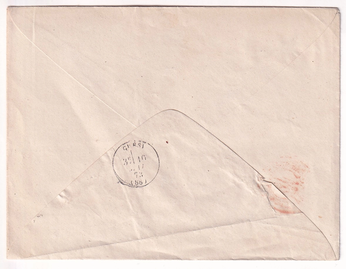 1 N°58 CAD ROUGE DES IMPRIMES PARIS SUR ENVELOPPE IMPRIMEE BIBLIOTHEQUES DES ARMEES POUR GRESY SUR ISERE SAVOIE