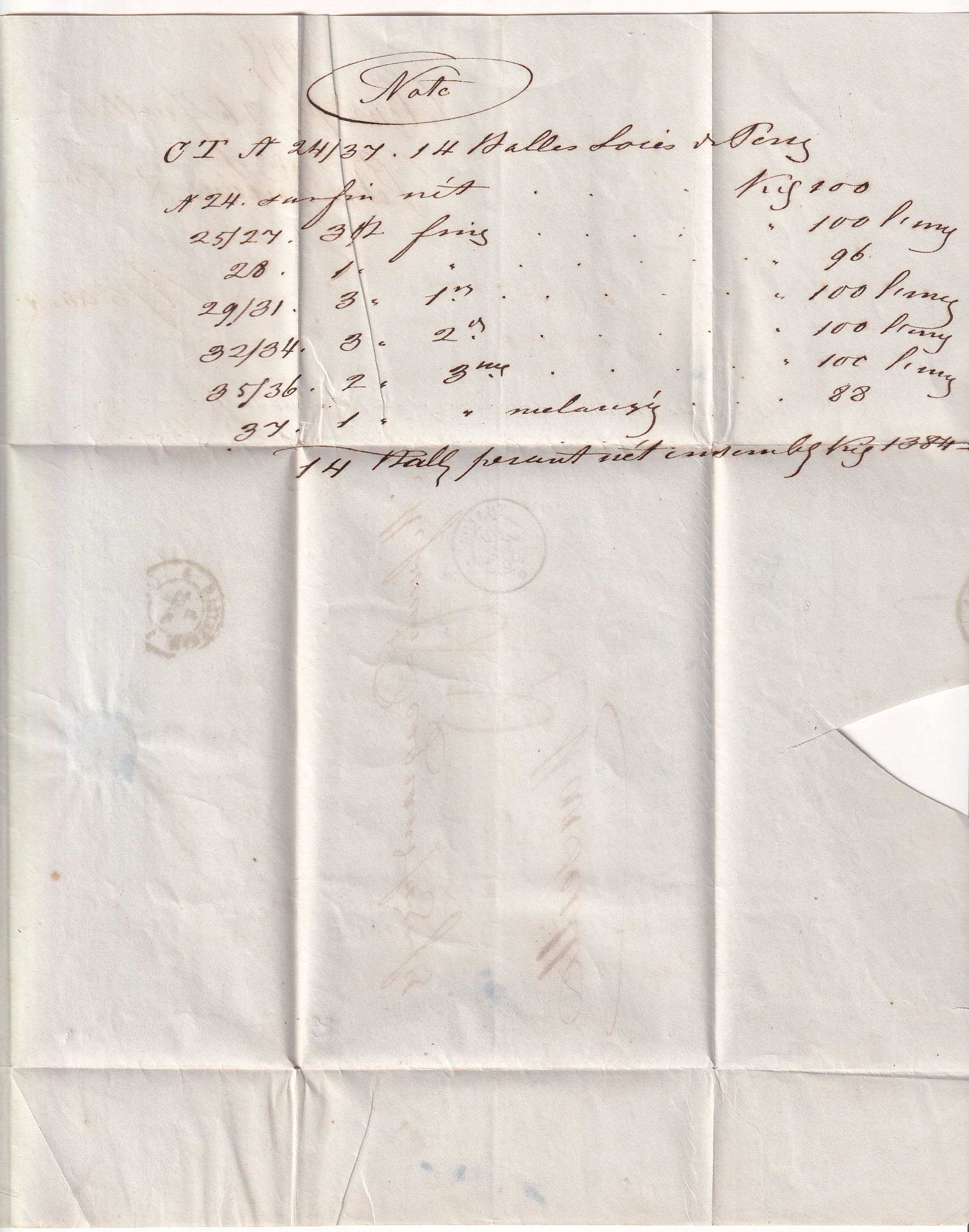 4 CAD THABOR PAQUEBOT MEDITERRANEE DEPART CONSTANTINOPLE TURQUIE 26 JUILLET 1855 POUR MARSEILLE TAXE 20 DOUBLE PORT