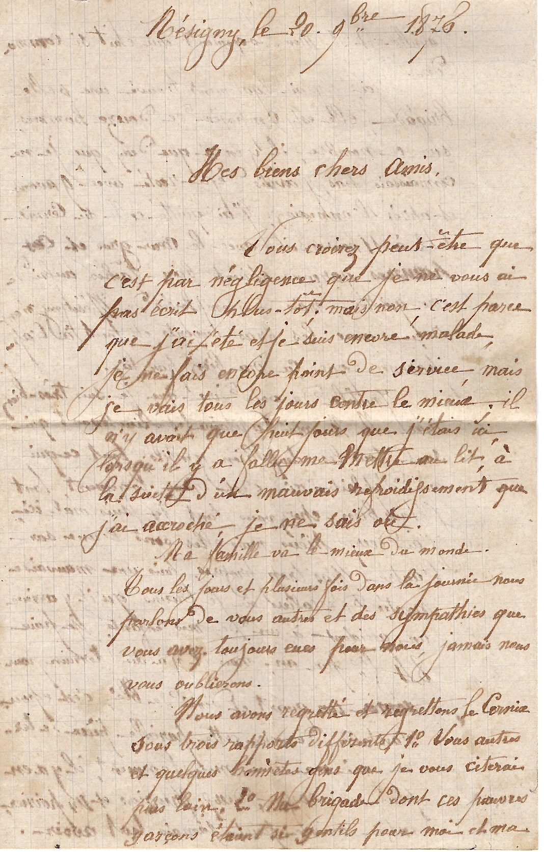 2 SAGE 25C N° 79 PETITE LETTRE TYPE 18 LA BALME DE SILLINGY 21 NOV 1876 HAUTE SAVOIE + OR RESIGNY