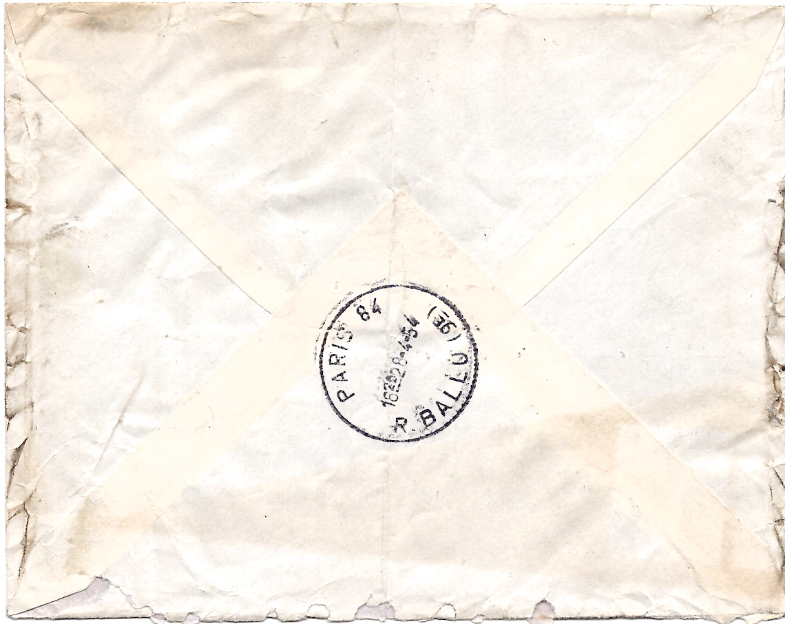 1 N° 964  75FR HIPPISME  SEUL PNEUMATIQUE PARIS 106 28.4.1956 AU TARIF