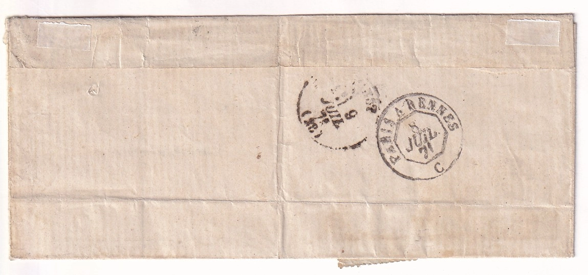 1 PRISON PONTON LA VILLE DE LYON EN RADE DE BREST N°37 PARIS 7 JUILLET 1871 COMMUNE DE PARIS