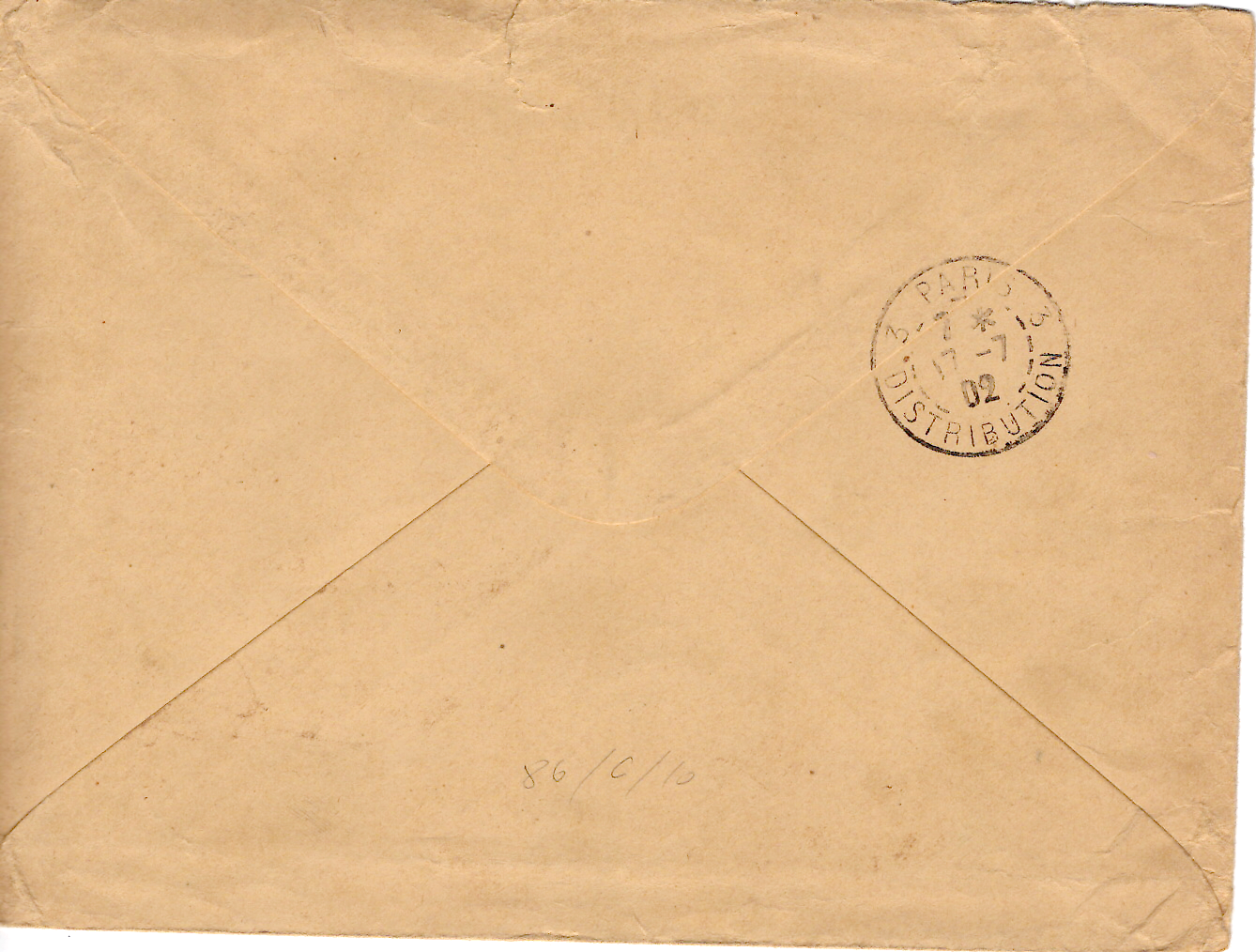 1 MOUCHON 15C ORANGEX5+25C LETTRE REC ORLEANS 16.7.1902 TARIF 5EME ECHELON