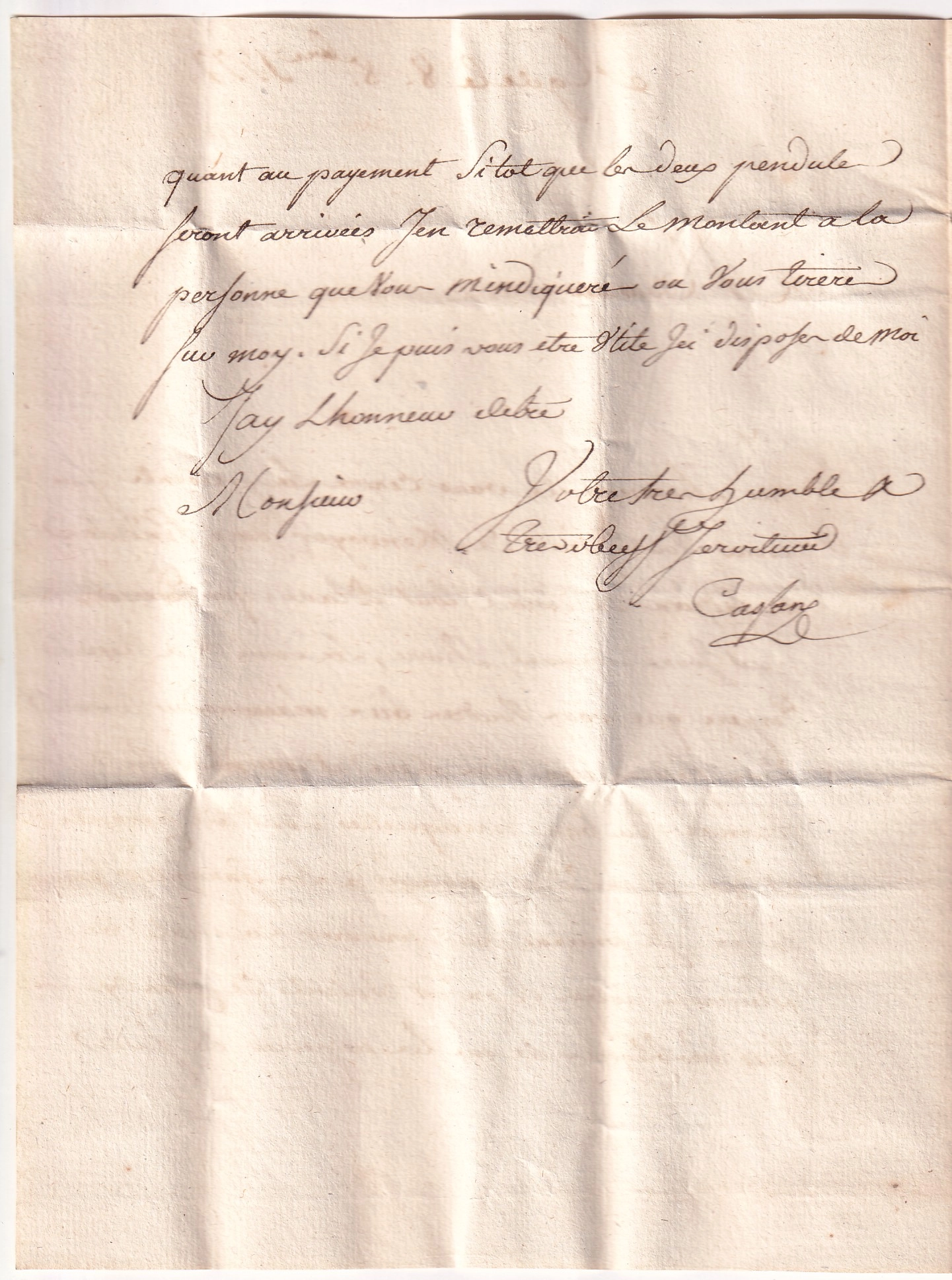 3 LETTRE MENTION VENANT AGDE HERAULT 1777 RETOUR POUR ETRE TROP TAXE DE 7 AU DOS DEBOURSE LE PUY EN VELAY HAUTE LOIRE LENAIN N°8