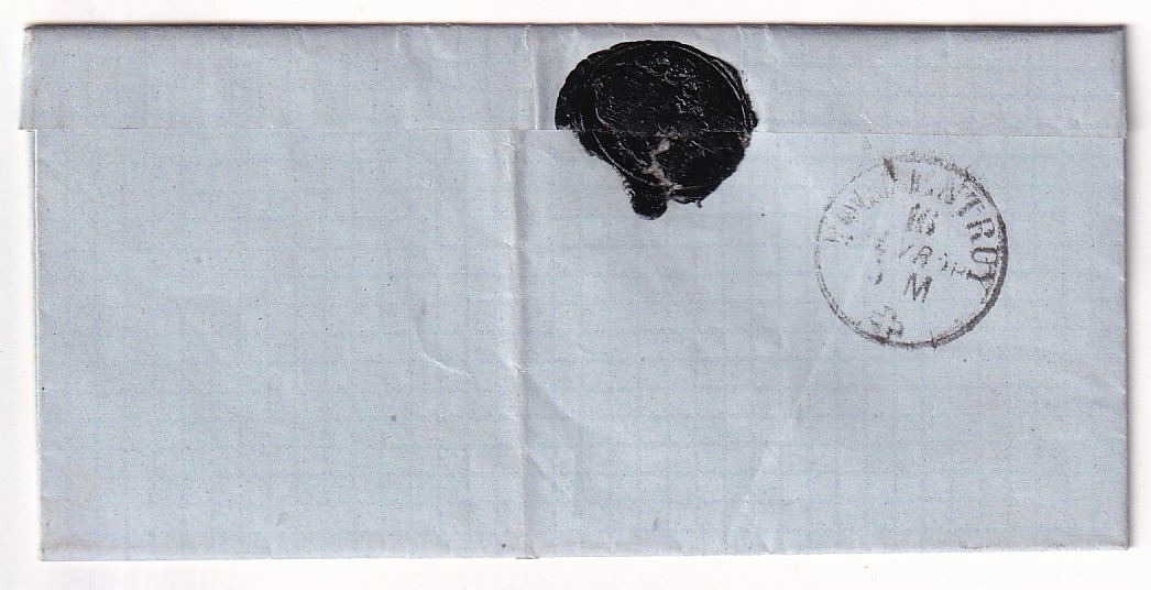 1 N°14 PC 2069 MONTBELIARD DOUBS TARIF FRONTALIER POUR PORENTRUY SUISSE SIGNE