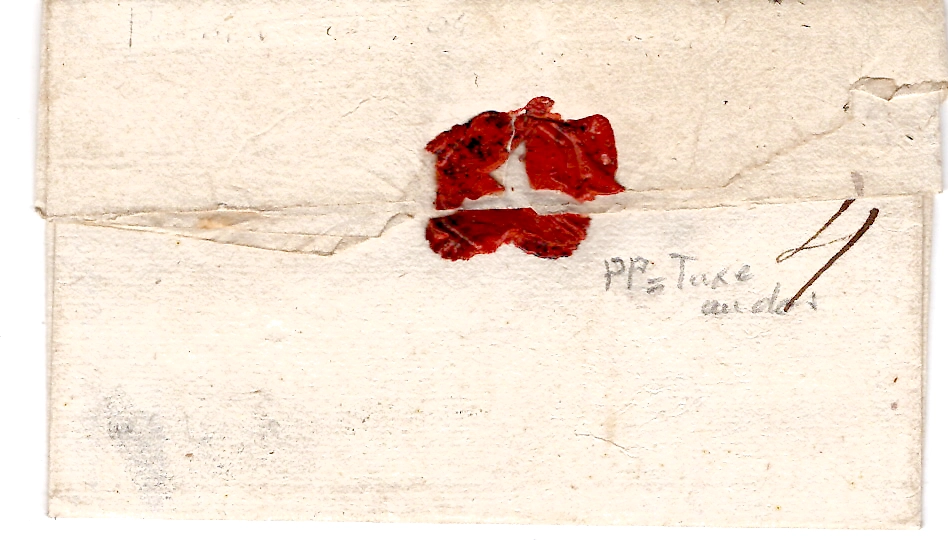 1 CALVADOS LETTRE  FALAISE 1720 + PORT PAYE MANUSCRITE POUR PARIS COTE 600€