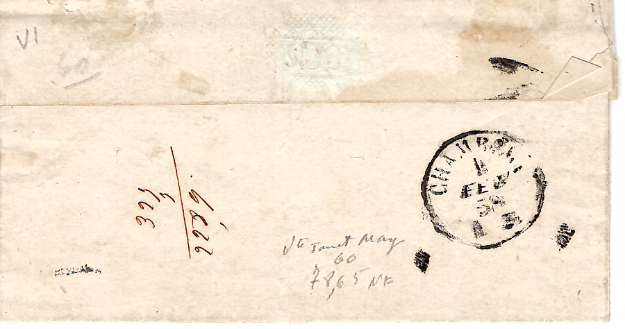 1 SARDE 20C BELLES MARGES LETTRE MOUTIERS 31 JANV 1858 POUR CHAMBERY