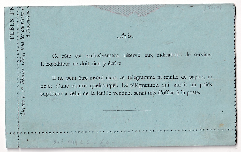 1 ENTIER CHAPLAIN PNEUMATIQUE MENTION INONDATIONS ALFORTVILLE 1910 CURIOSITE