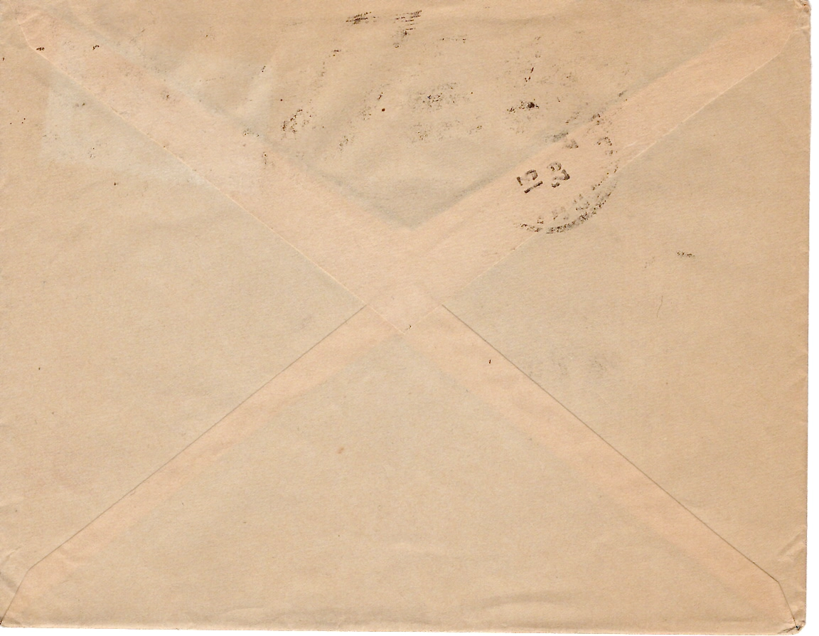 1 JEUX OLYMPIQUES 25C LETTRE MEC CONCORDANTE PARIS 28.IV.1924 GARE ST LAZARE