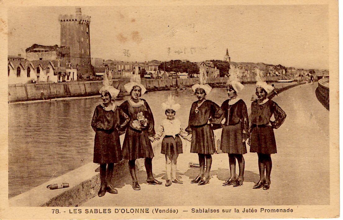1 SEMEUSE 15C PAIRE CARTE 5 MOTS MEC LES SABLES D'OLONNE 12.VII 37 1ER JOUR DU TARIF