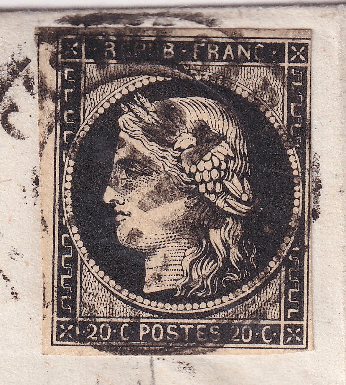1 N°3 CAD TYPE 14 CASTELSARRASIN TARN ET GARONNE DU 27 FEVRIER 1849 POUR ST ANTONIN SIGNE BAUDOT ET JAMET