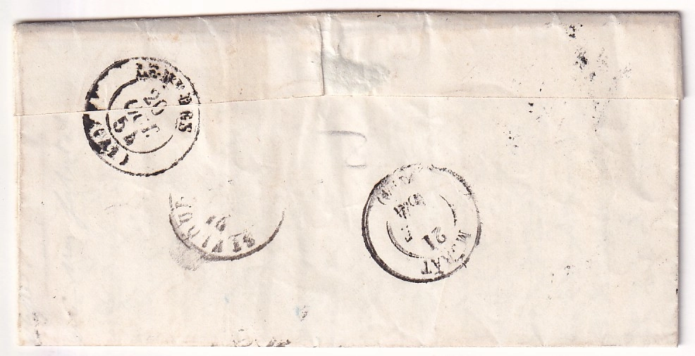 1 N°14 PC 3064 CURSIVE 41 STE FLORINE HAUTE LOIRE POUR MURAT CANTAL