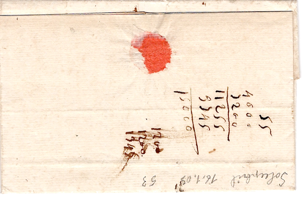 1 HAUTE MARQUE DE JOINVILLE MANUSCRIT 1754 LETTRE ECRITE CHATEAU DE MONCOURT POUR LE MSN COTE 420€