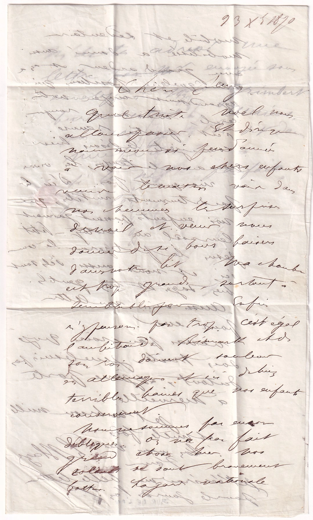 4 GUERRE 1870 EXCEPTIONNEL CONTAT D'UN PASSEUR PENDANT LE SIEGE DE PARIS FAIT A AMIENS PRFET DE LA SOMME 13 OCT 1870 + UNE LETTRE PAR CE PASSEUR