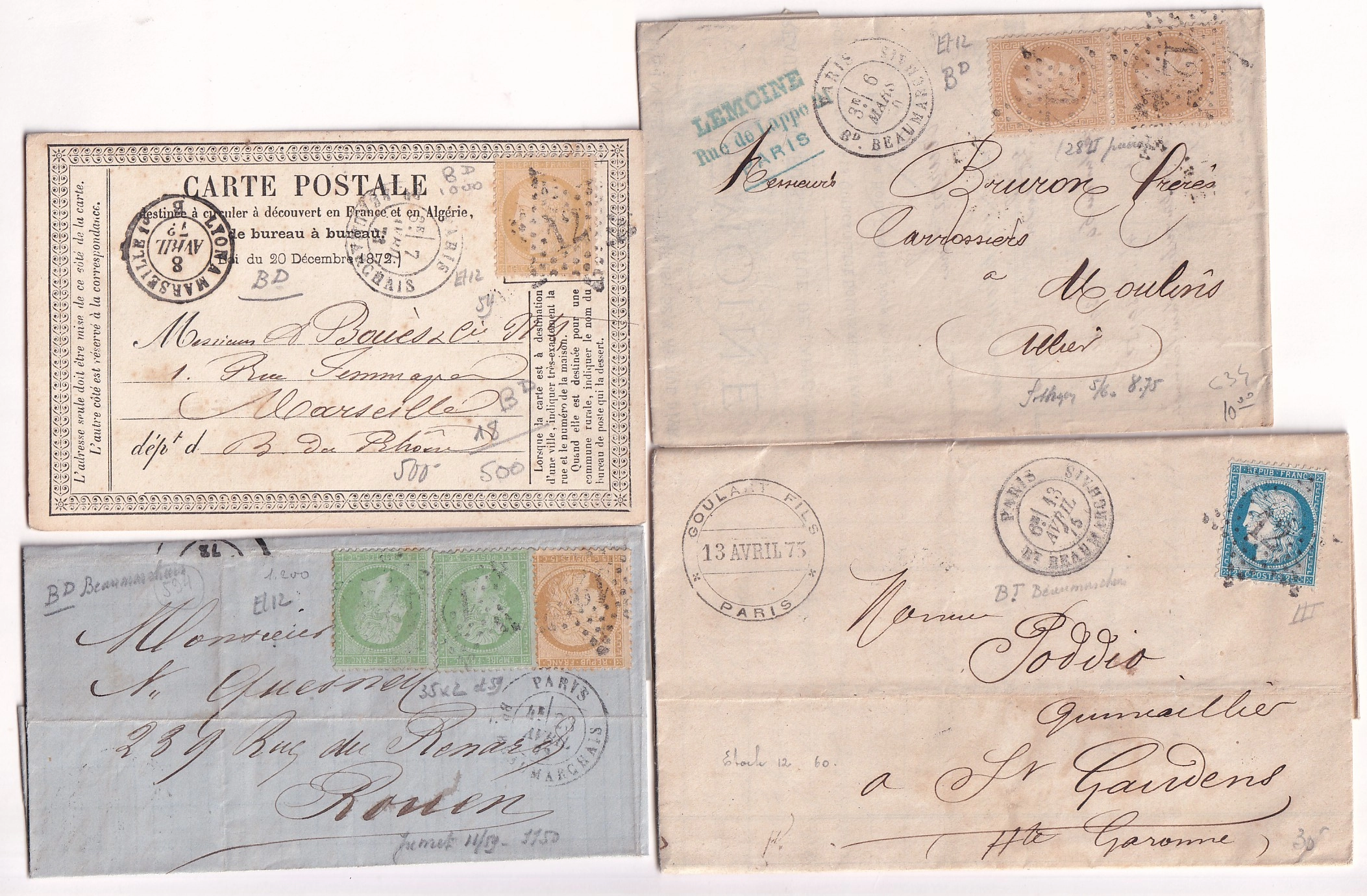 1 LOT ETOILE 12 PARIS DE 6 LETTRES