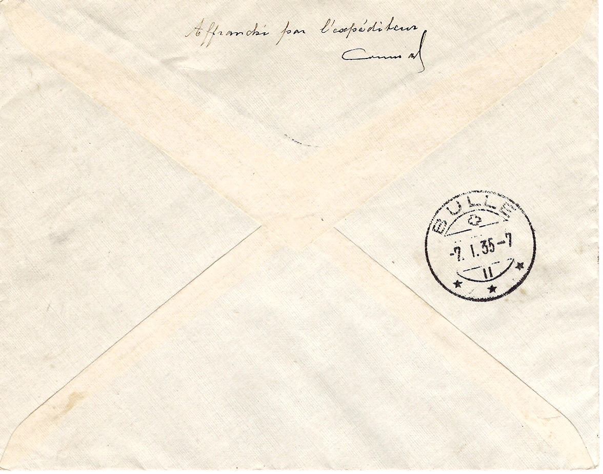 1 SERIE EXPO COLONIALE LETTRE REC AVION NIAMEY 29 DEC 1934 NIGER POURS SUISSE