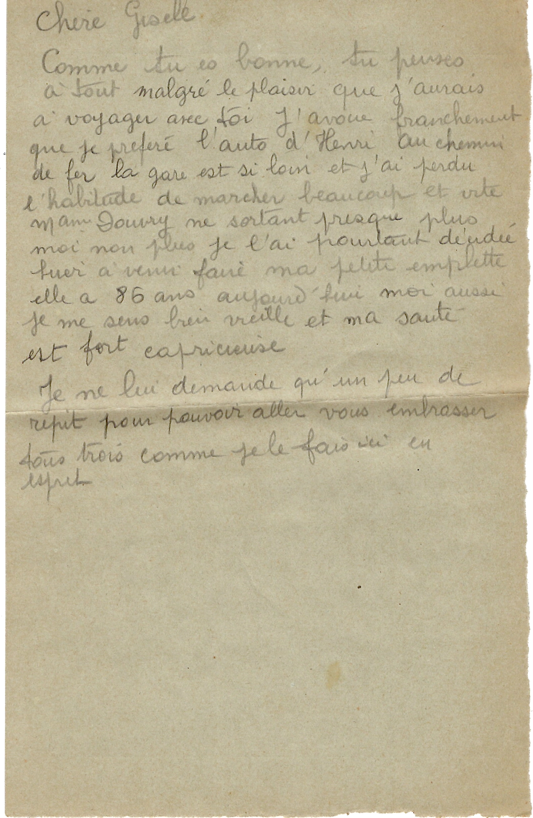 2 SEMEUSE 2C SEUL CECOGRAMME AMNEVILLE SOMME 1938 AVEC TEXTE