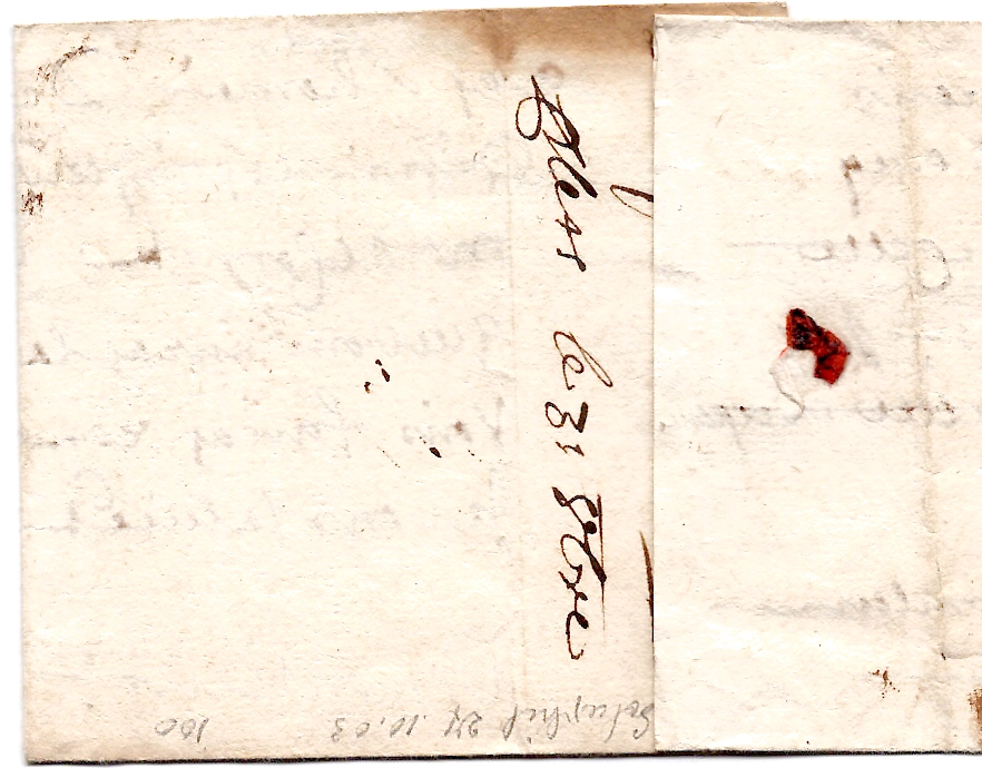 2 NORD MANUSCRITE DUNKERQUE 1698 LETTRE POUR AMIENS COTE 600€
