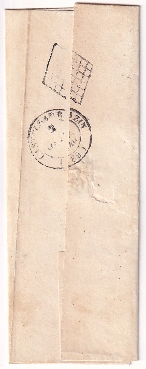 2 N°3 GRILLE CAD TYPE 15 LAVIT TARN ET GARONNE 2 JUILLET 1849 POUR CASTLSARRASIN