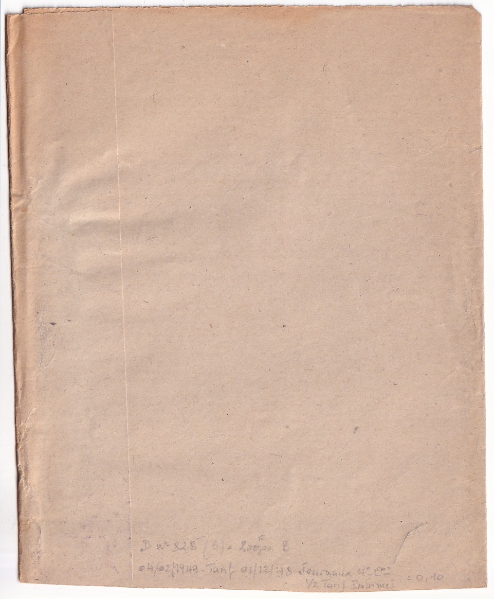 1 N°811 GANDON SEUL SUR BANDE DE JOURNAL AMIENS SOMME 4.2.1949 POUR GAND BELGIQUE 4EME ECHELON