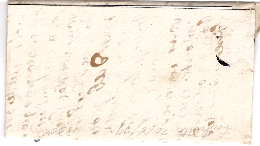 1 MEUSE LETTRE BAR LE DUC MANUSCRIT 1716 LETTRE POUR NANCY COTE 600€