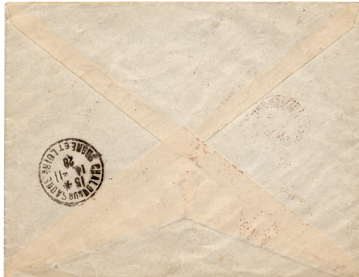 1 ORPHELINS 25C BLOC DE 6 LETTRE AVION EXPO PHIL DIJON 1928 + VIGNETTE + SIGNATURE PILOTE