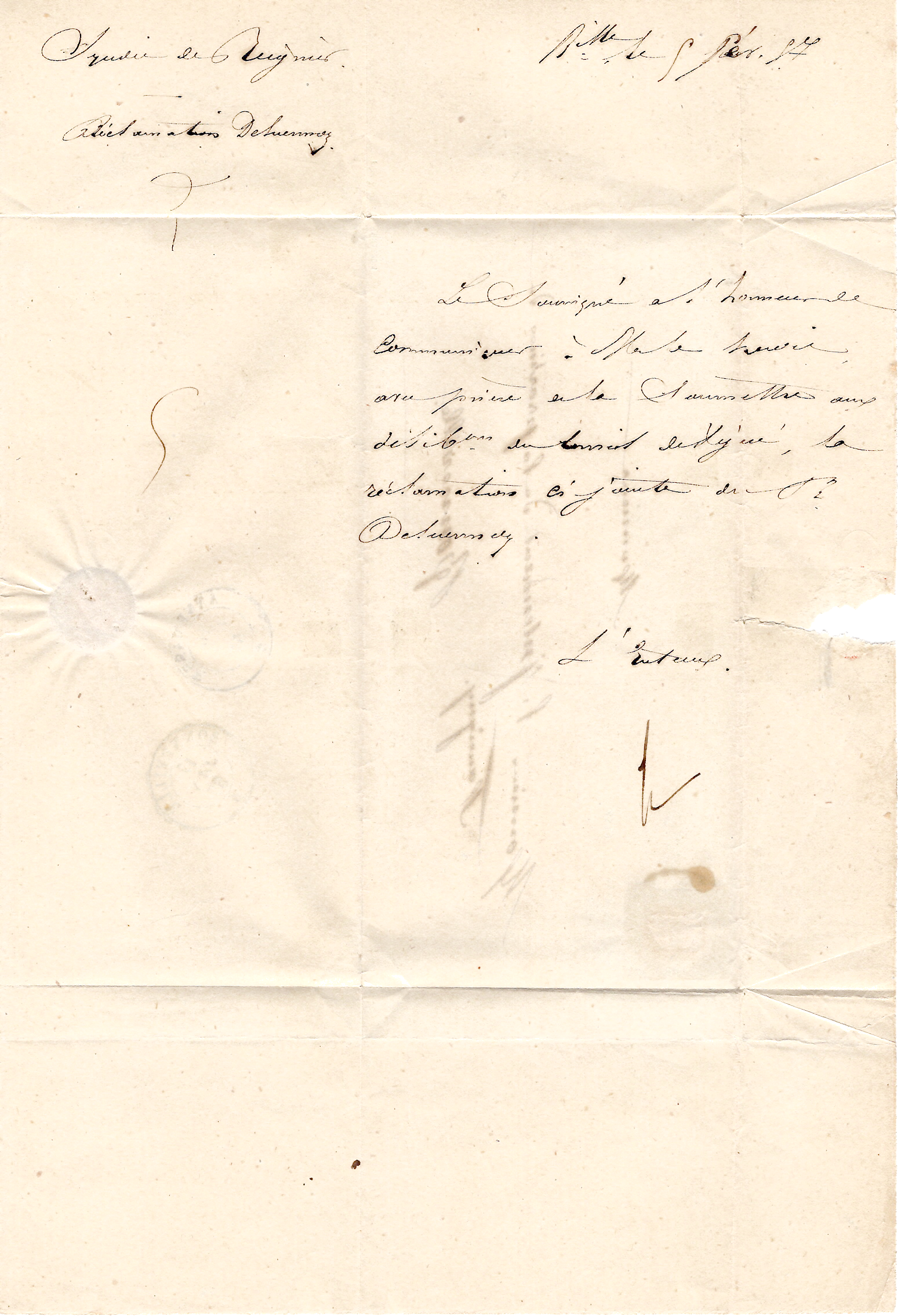 2 SARDE 20C LAITEUX LETTRE REIGNIER 16 GIU 1857 LETTRE JOLIE PIECE