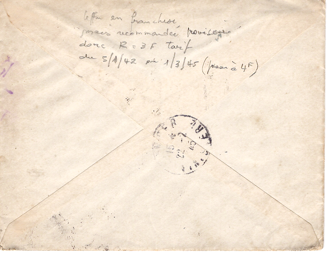 1 IRIS 3FR N° 655 SEUL LETTRE FM REC PROVISOIRE CARHAIX 1945 FINISTERE AU TARIF